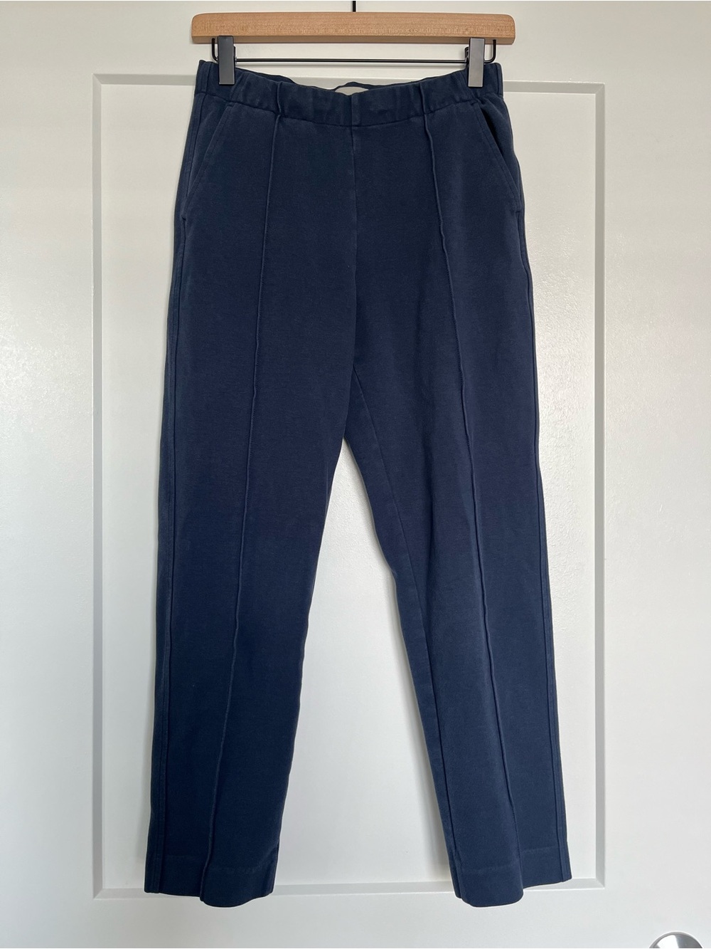 Everlane Dream Pant Navy Blue Tapered Pull-On Jogger Pants XS